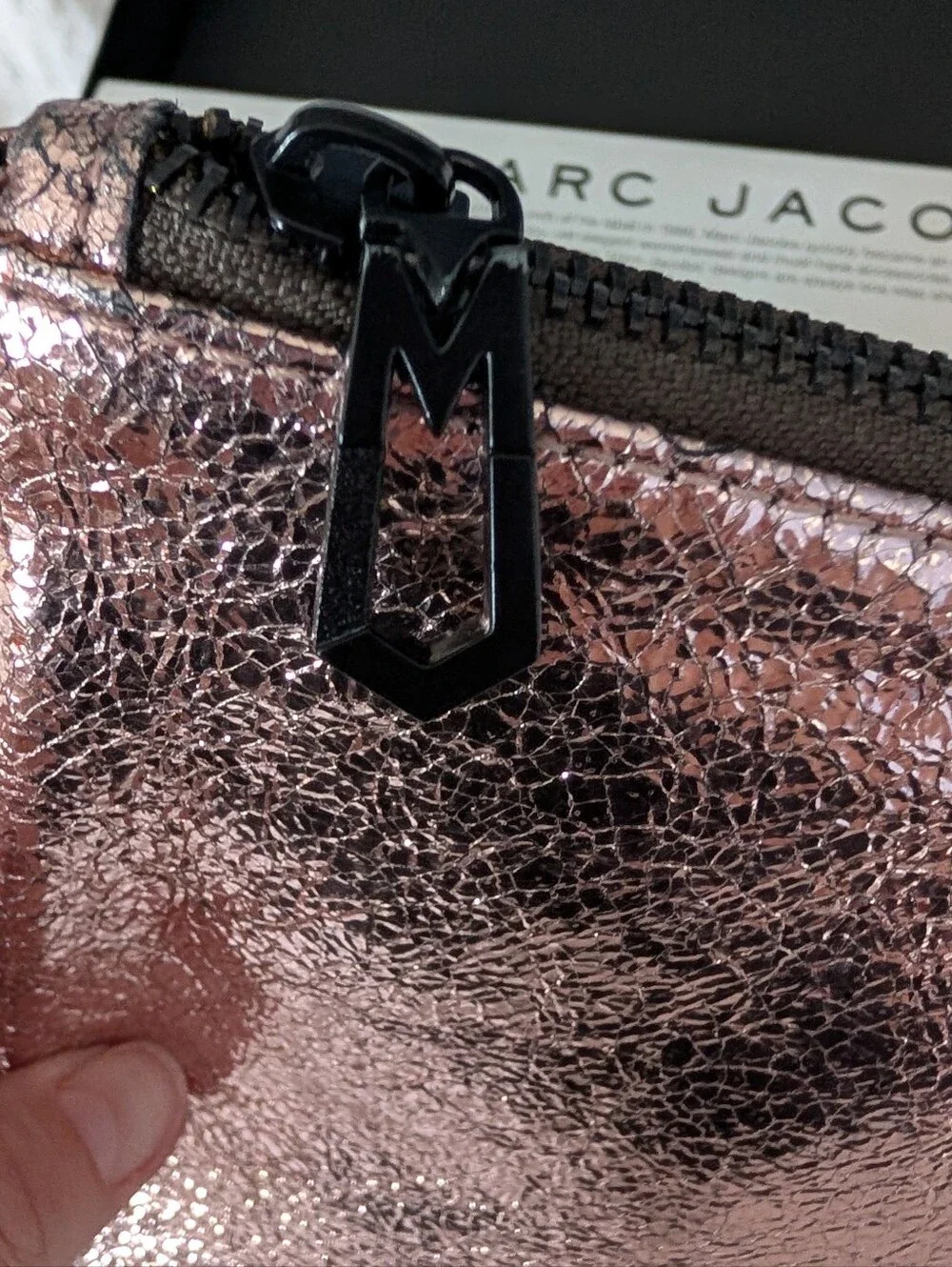 Marc Jacobs X Target Rose Gold Metallic Flat Clutch